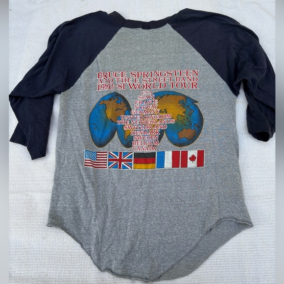 Vintage Bruce Springsteen & The E Street Band 1980/81 World Tour Graphic Tee - Picture 3 of 7